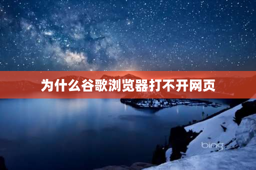 为什么谷歌浏览器打不开网页 Chrome浏览器最近怎么总是显示不出网页啊？