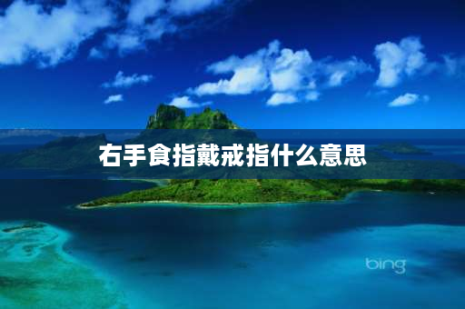 右手食指戴戒指什么意思 戒指带在食指代表什么？