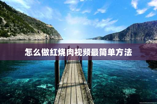 怎么做红烧肉视频最简单方法 嘉兴视频红烧肉的做法？