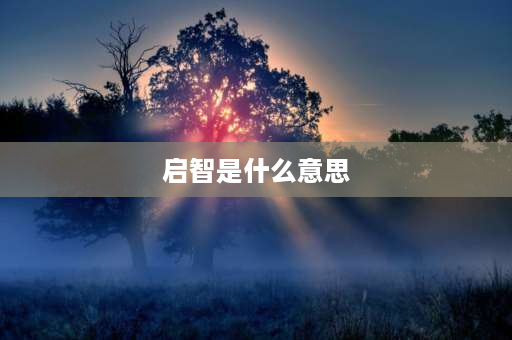 启智是什么意思 朱砂启智的含义与意义？