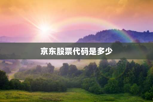 京东股票代码是多少 京东商城公司全称注册信息？