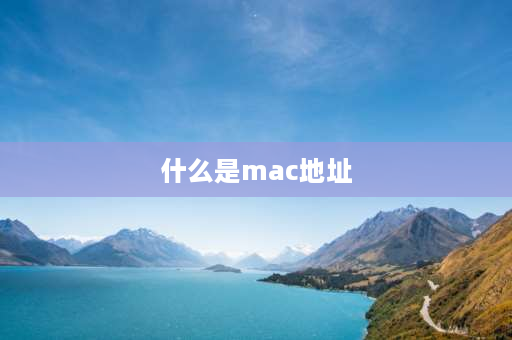 什么是mac地址 什么叫MAC地址？