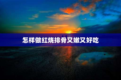 怎样做红烧排骨又嫩又好吃 怎么红烧排骨做得又烂又嫩？