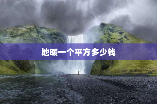 地暖一个平方多少钱 100平米房子烧地暖费用？