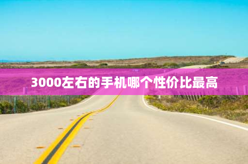 3000左右的手机哪个性价比最高 华为2500左右性价比最高的5g手机？