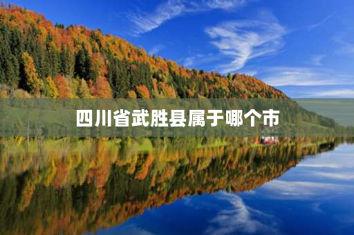 四川省武胜县属于哪个市 武胜旧称？