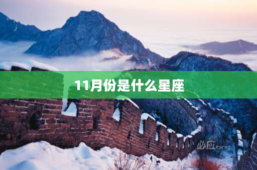 11月份是什么星座 11月份都有多少星座？