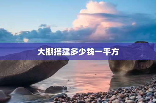 大棚搭建多少钱一平方 温室轻钢大棚造价？