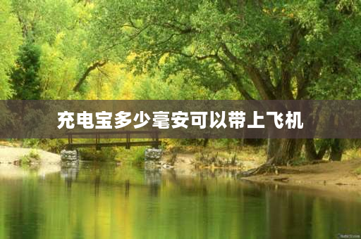 充电宝多少毫安可以带上飞机 充电宝多少毫安不能带上飞机？