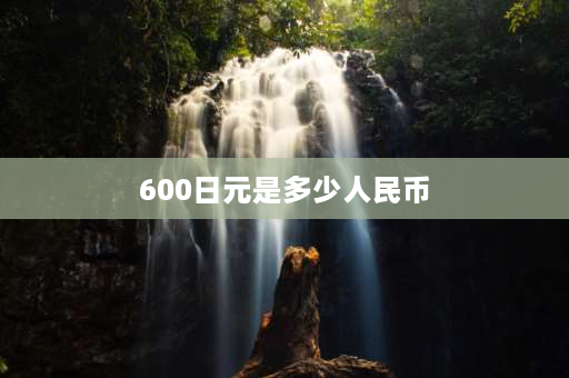 600日元是多少人民币 600万日元在日本算多吗？