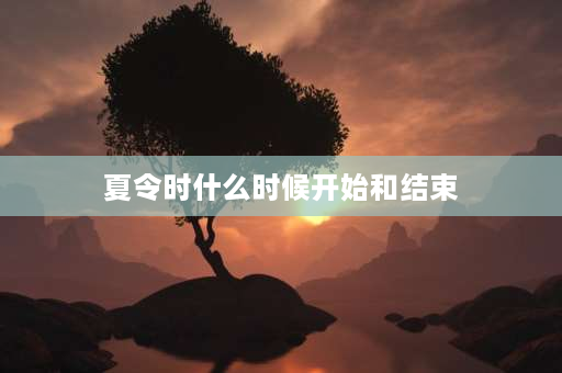 夏令时什么时候开始和结束 什么是夏令时？