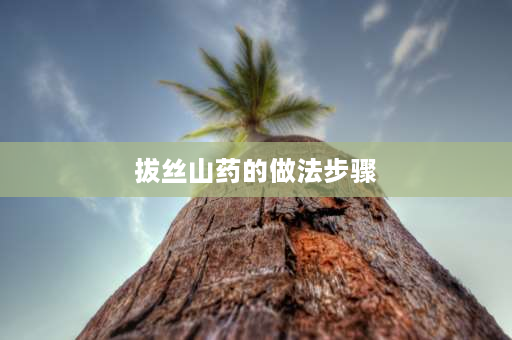 拔丝山药的做法步骤 拔丝山药怎么做？