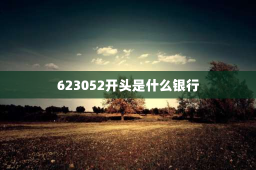 623052开头是什么银行 农行**623052开头的银行卡是什么卡？