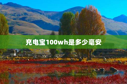 充电宝100wh是多少毫安 100ah充电宝是多少毫安ah？