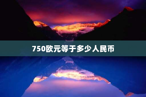 750欧元等于多少人民币 1000欧元能在欧洲买什么？