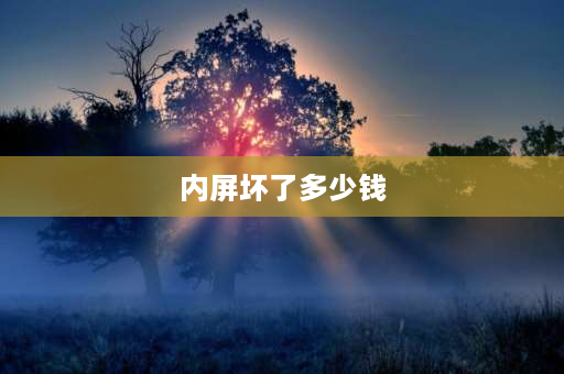 内屏坏了多少钱 内屏坏了，修一下大概多少钱？