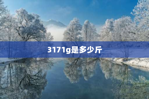 3171g是多少斤 千克每立方米等于多少克每立方厘米？