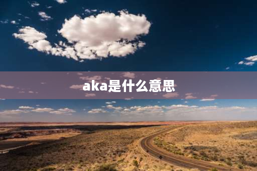 aka是什么意思 战鹰虎扑女神大赛aka是什么意思？