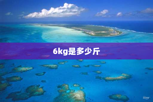 6kg是多少斤 6千克是几斤？