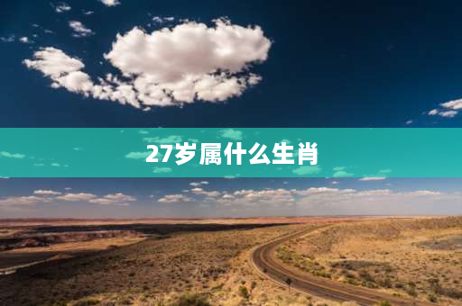 27岁属什么生肖 27周岁是哪年出生？