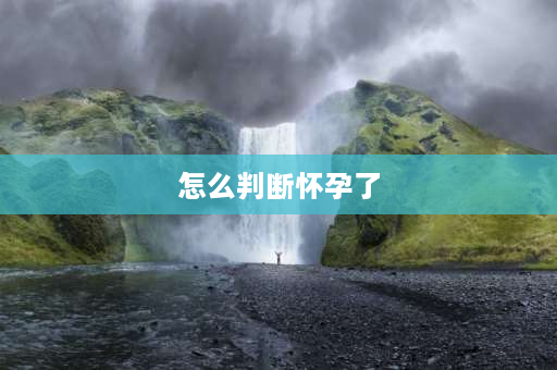 怎么判断怀孕了 怎么才知道是否怀孕？