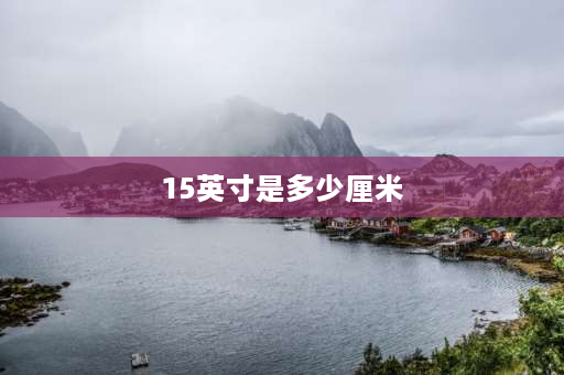 15英寸是多少厘米 15寸表是多大的？