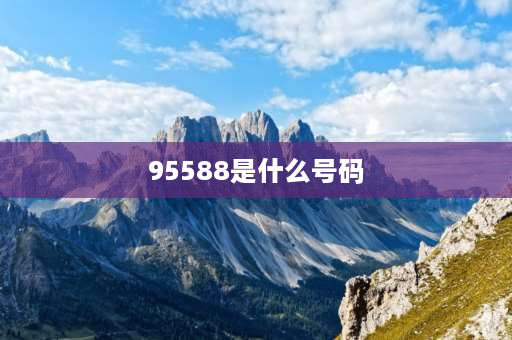 95588是什么号码 955开头的是什么号码？