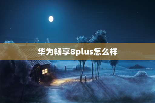 华为畅享8plus怎么样 华为畅享系列好不好？