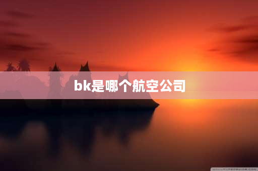 bk是哪个航空公司 8l是什么航空公司代码？