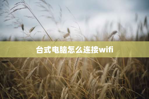 台式电脑怎么连接wifi 老式台式怎样连接wifi？