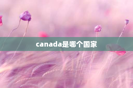 canada是哪个国家 canada是哪个国家？