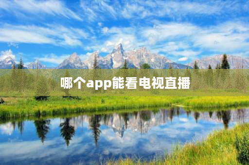 哪个app能看电视直播 哪个电视app可以看香港电视剧？