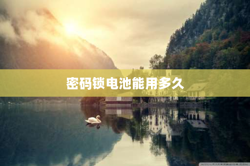 密码锁电池能用多久 指纹锁电池能维持多长时间？