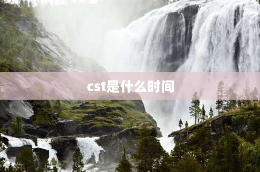 cst是什么时间 CST 什么意思？