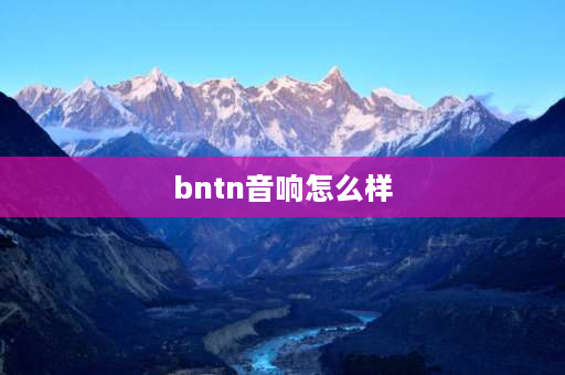 bntn音响怎么样 万马奔腾功放是北京坦普技术有限公司生产的？