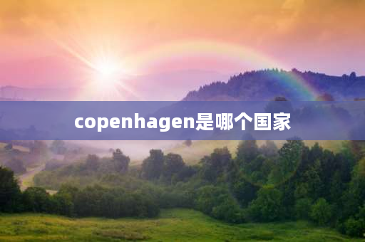 copenhagen是哪个国家 丹麦和日本哪个大？