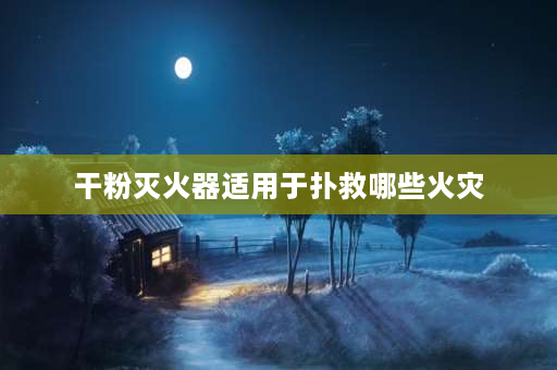 干粉灭火器适用于扑救哪些火灾 干粉灭火器一般可以扑救哪几类火灾？