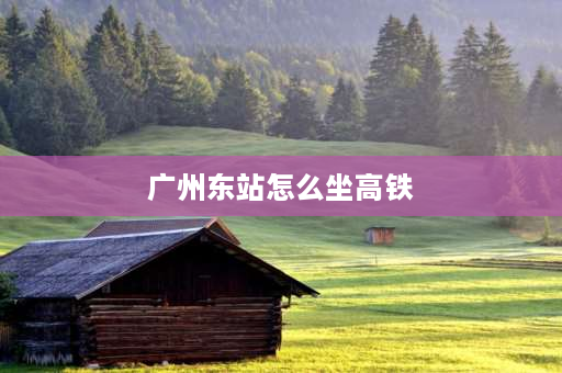 广州东站怎么坐高铁 广州去东莞高铁流程？