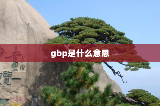 gbp是什么意思 gbpusd在外汇中什么意思？