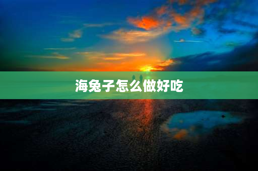 海兔子怎么做好吃 公海兔的做法？