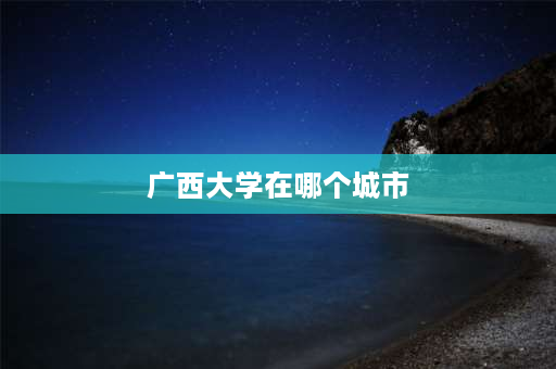 广西大学在哪个城市 广西大学在南宁市什么区啊？