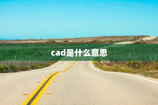 cad是什么意思 CAD的含义是什么？