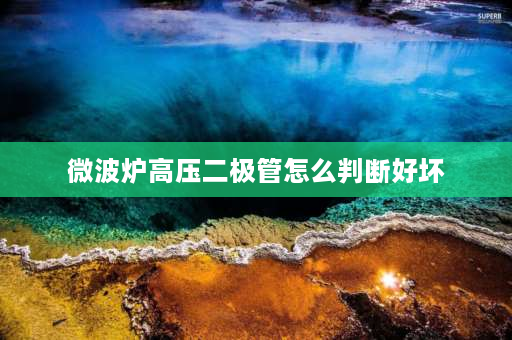 微波炉高压二极管怎么判断好坏 如何检测微波炉中高压二极管与高压电容的好坏？