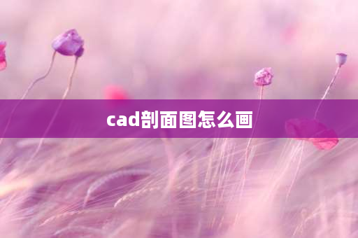 cad剖面图怎么画 AutoCAD怎么画剖视图？