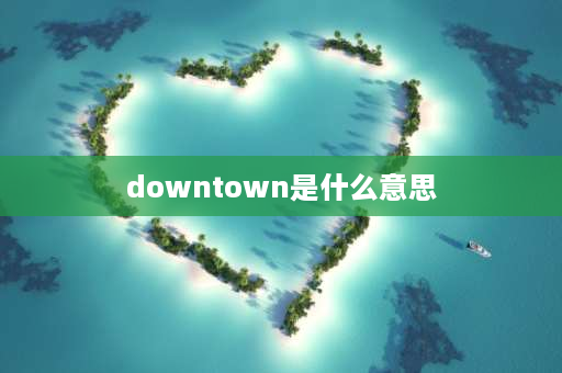 downtown是什么意思 uptowndowntown的区别？