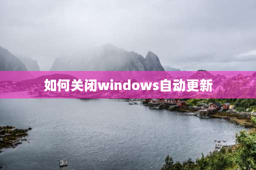 如何关闭windows自动更新 小度怎么取消自动更新？