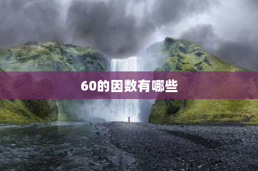 60的因数有哪些 60的因数有什么？