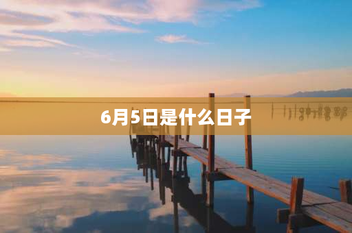 6月5日是什么日子 6月5日是什么？