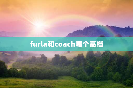 furla和coach哪个高档 蔻驰和mcm哪个好？