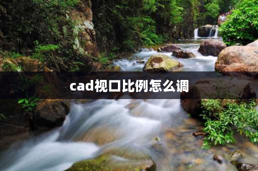 cad视口比例怎么调 CAD如何调整图纸显示比例？